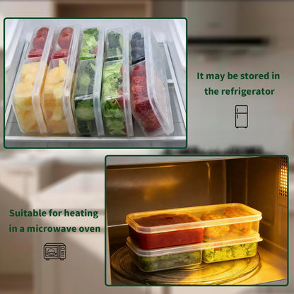 Snack Containers,Reusable Snack Containers with Lids,Snack Pack Containers for Portion Control and Meal Prep Lunch Containers for School Office Travel (Large 10-Pack)