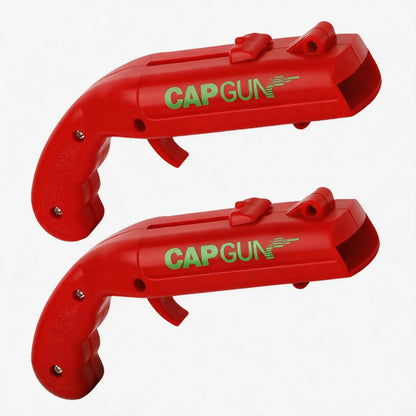 Lightweight ABS Plastic Kitchen Bar Utensil - Novelty Beer Bottle Opener Cap Gun, Ergonomic Design for Comfort, Extended Shooting Range, Ideal Gift for Beer Enthusiasts, Camping, and BBQ Events